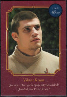 Carte Harry Potter Auchan Wizarding World Viktor Krum N° 49 - Harry Potter