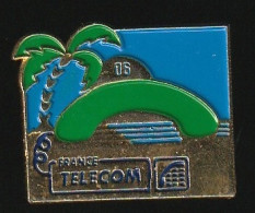 77397-Pin's.France Telecom.Nice. - France Telecom