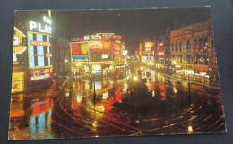 London - Piccadilly At Night - The Photographic Greeting Card, London - Piccadilly Circus