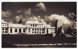 AUSTRALIA Canberra Houses Of Parliament Building, C1940s Strangman RPPC Vintage Real Photo Postcard - Canberra (ACT)