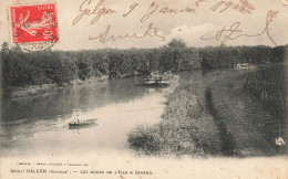 Galgon * Les Bords De L'isle à Girard * Péniches Batellerie Péniche Barge Chaland - Autres & Non Classés