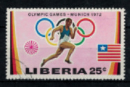Libéria - "J.O. De Munich : Course à Pied" - Oblitéré N° 567 De 1972 - Liberia