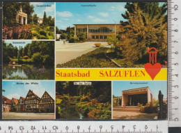 Bad Salzuflen -Staatsbad Salzuflen -  Mehrbildkarte , Gelaufen 1977 ( AK 807 )  Günstige Versandkosten - Bad Salzuflen