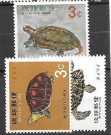 Ryu Kyu Mnh ** Turtle Set 2,4 Euros 1965 - Altri - Asia