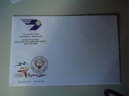 KUWAIT FDC   OLYMPIC GAMES SYDNEY 2000 - Estate 2000: Sydney