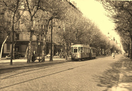 Lyon 2ème * Le Tramway Gare De Perrache * Tram Perrache Rue * Photo Ancienne 10*15cm - Lyon 2