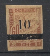 SENEGAL - 1903 - Taxe TT N°YT. 2 - Type Duval 10 Sur 60c Brun - Neuf * / MH VF - Impuestos