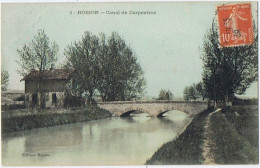 Cpa..84..ROBION..VAUCLUSE..CANAL DE CARPENTRAS - Robion