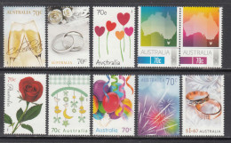 2014 Australia Greetings Complete Set Of 10 MNH @ BELOW FACE VALUE - Mint Stamps