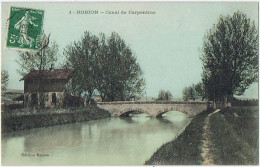 Cpa..84..ROBION..VAUCLUSE..CANAL DE CARPENTRAS - Robion