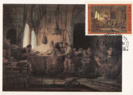 Carte Maximum URSS N° Yvert 4319 / REMBRANDT, Les Ouvriers Vignerons - Other & Unclassified