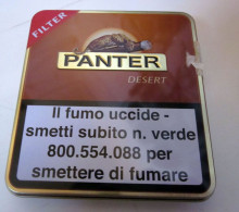 PANTER Cigars SIGARI METAL SCATOLA VUOTA ITALY - Bodegas Para Puros (vacios)