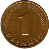 Germany - 1983 - KM 105 - 1 Pfennig - Mintmark "D" / München - XF - Look Scans - 1 Pfennig