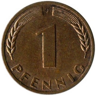 Germany - 1966 - KM 105 - 1 Pfennig - Mintmark "J" / Hamburg - XF - Look Scans - 1 Pfennig