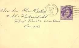 Canada - Postal Stationary - 1954 - Definitive Series - Queen Elisabeth II - 1953-.... Règne D'Elizabeth II
