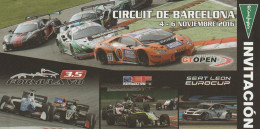 Ticket - Entrada -- Circuit De Barcelona -  2016 - Invitación - Tickets D'entrée