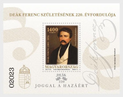 Hungary / Hongarije - Postfris / MNH - Sheet 220 Years Ferenc Deak 2023 - Neufs