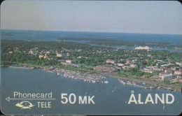 Aland - GPT, 2FIND020965, 1st Edition, View Over The Eastern Harbour Of Mariehamn, 25.000ex, 5/90, Used - Aland