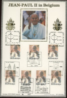 1985.  Visite Du Pape JP.II.  Beau Souvenir  NEW PRICE  Cheaper - Cartes Souvenir – Emissions Communes [HK]