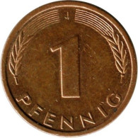 Germany - 1982 - KM 105 - 1 Pfennig - Mintmark "J" / Hamburg - VF+ - Look Scans - 1 Pfennig