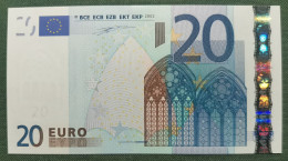 20 EURO SPAIN 2002 DUISENBERG M004G4 SC FDS UNC. RARE PERFECT - 20 Euro