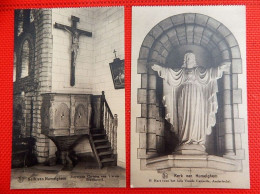 HUMELGEM -  Lot Van 2 Kaarten :  Kerk Van Humelghem : Hart En Stervende Christus Aan 't Kruis - Steenokkerzeel