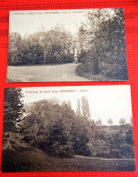 LINDTHOUT - WOLUWE-St-LAMBERT  -  Lot De 2 Cartes :Pensionnat Du Sacré Coeur : Jardin - Cour Récréation - Woluwe-St-Lambert - St-Lambrechts-Woluwe