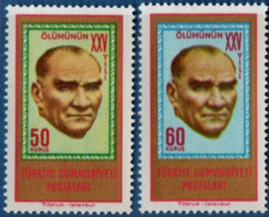 Turkey 1963 Atatürk 2 Val MNH TR 63-15 - 1963