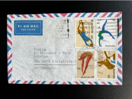 AUSTRALIA 1976 AIR MAIL LETTER MELBOURNE TO KLEINDIETWIL 23-08-1976 AUSTRALIE - Briefe U. Dokumente