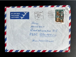 AUSTRALIA 1972 AIR MAIL LETTER MELBOURNE TO RATERSCHEN ELSAU 30-03-1972 AUSTRALIE - Cartas & Documentos