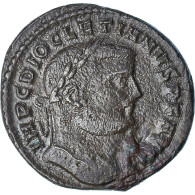 Dioclétien, Follis, 302-305, Antioche, Bronze, TTB+, RIC:56a - The Tetrarchy (284 AD To 307 AD)