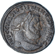 Dioclétien, Follis, 298-299, Thessalonique, Bronze, TTB+, RIC:19a - Die Tetrarchie Und Konstantin Der Große (284 / 307)