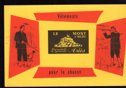 Nov 23  930792      Buvard    Vêtements Le Mont St Michel - Textilos & Vestidos
