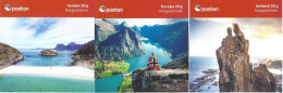 NORWAY, 2023, Booklets 220/222, Norway Memories: Beautiful Holiday Phot's - Booklets