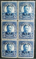 Estados - Unidos: Año. 1924 -25 (Canal - Zona). Tipos. "A" - Scott. **Numero 74 - BL. 6 - Muy Buenos Ejemplares. - Unused Stamps