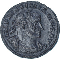 Maximien Hercule, Follis, 303-305, Lugdunum, Bronze, TTB+, RIC:175b - La Tetrarchia E Costantino I Il Grande (284 / 307)