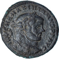 Maximien Hercule, Follis, 300-301, Thessalonique, Bronze, TTB, RIC:21b - La Tetrarchía Y Constantino I El Magno (284 / 307)