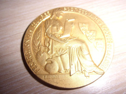 Médaille Fédération Des Œuvres Post-scolaires Laïques De La Loire - F. Bouillot - Altri & Non Classificati