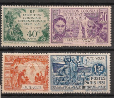 HAUTE-VOLTA - 1931 - N°YT. 66 à 69 - Exposition Coloniale - Neuf * / MH VF - Unused Stamps