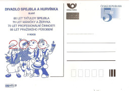 CDV B 293 Czech Republic Spejbl And Hurvinek Puppets 2000 - Marionetas