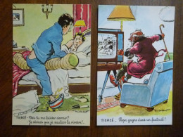 Lot De 2 CPA Non écrites - HUMOUR De ORDNER - TIERCE COURSES DE CHEVAUX - Ordner, P.