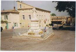 EPREUVE PHOTO..84..ROBION..VAUCLUSE..MONUMENT AUX MORTS - Robion