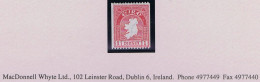 Ireland 1940 E Coils Perf. 14 X Imperf., 1d Map Fresh Mint With Light Hinge Trace - Nuovi