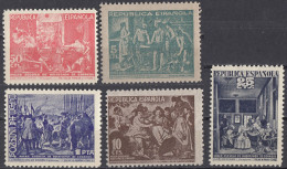 SPAGNA - BENEFICENZA - 1938 - Serie Completa Nuova MNH Di Seconda Scelta Composta Da 5 Valori: Yvert 60/64. - Beneficiencia (Sellos De)