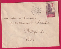 LIBREVILLE GABON 1920 POUR BELLEGARDE AIN LETTRE - Covers & Documents