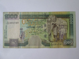 Sri Lanka 1000 Rupees 2004 Rare Year Banknote See Pictures - Sri Lanka