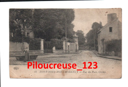 95 Val D'Oise - SOISY Sous MONTMORENCY - " Rue Du Puits Grenet - Femme à La Fontaine " - VUE RARE - Soisy-sous-Montmorency