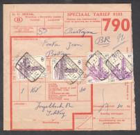 Belgium Parcel Railway Document DC1816 Bis With Parcel Stamps (790) - Documenten & Fragmenten