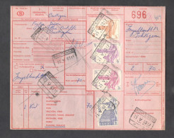 Belgium Parcel Railway Document DC1816 Bis With Parcel Stamps (696) - Documenten & Fragmenten