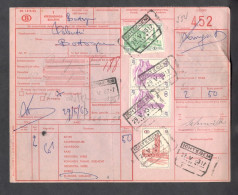 Belgium Parcel Railway Document DC1816 Bis With Parcel Stamps (452) - Documenten & Fragmenten